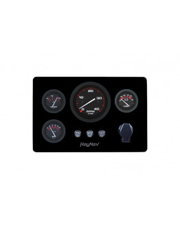 Engine panel type ARA Black: tacho without hour