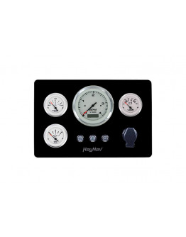 Engine panel type MAS White: tacho with digital hour