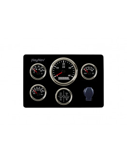 Engine panel type SEV Black: tacho with digital hour