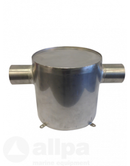 Stainless Steel Waterlocks, vertical Volume 21 l d=60mm