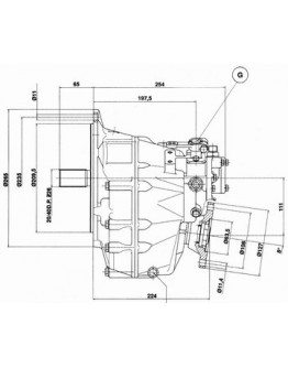 Gearbox TMC 345A R=1.54